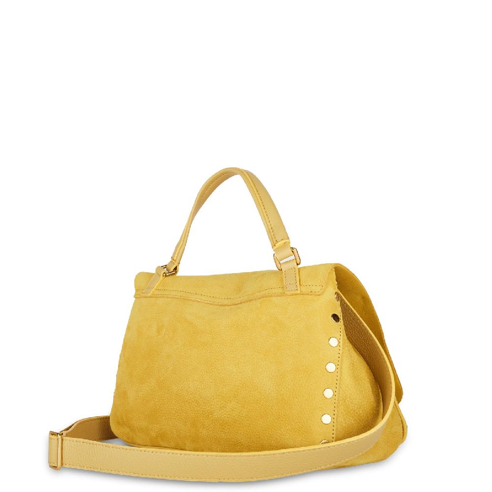 Zanellato BORSA POSTINA® SMALL IN PELLE NABUK YELLOW | Zanellato