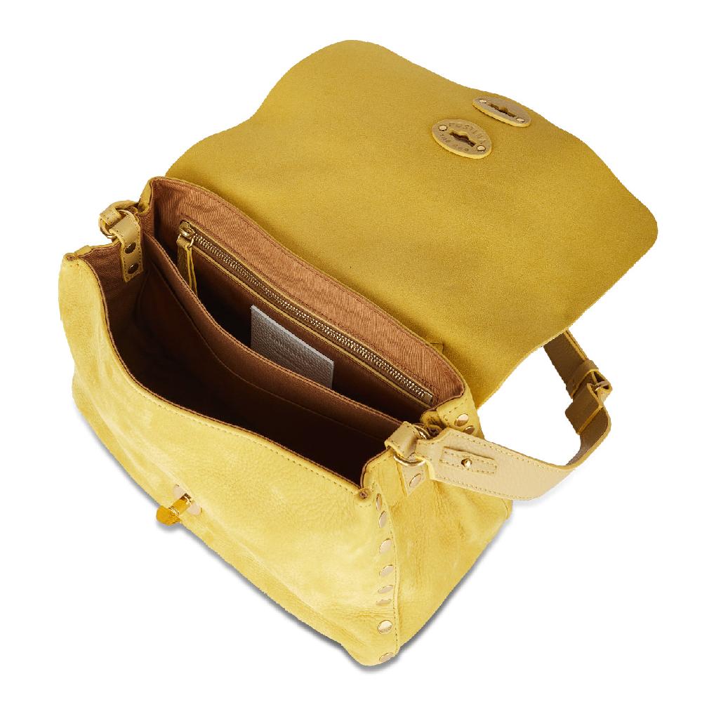 Zanellato BORSA POSTINA® SMALL IN PELLE NABUK YELLOW | Zanellato