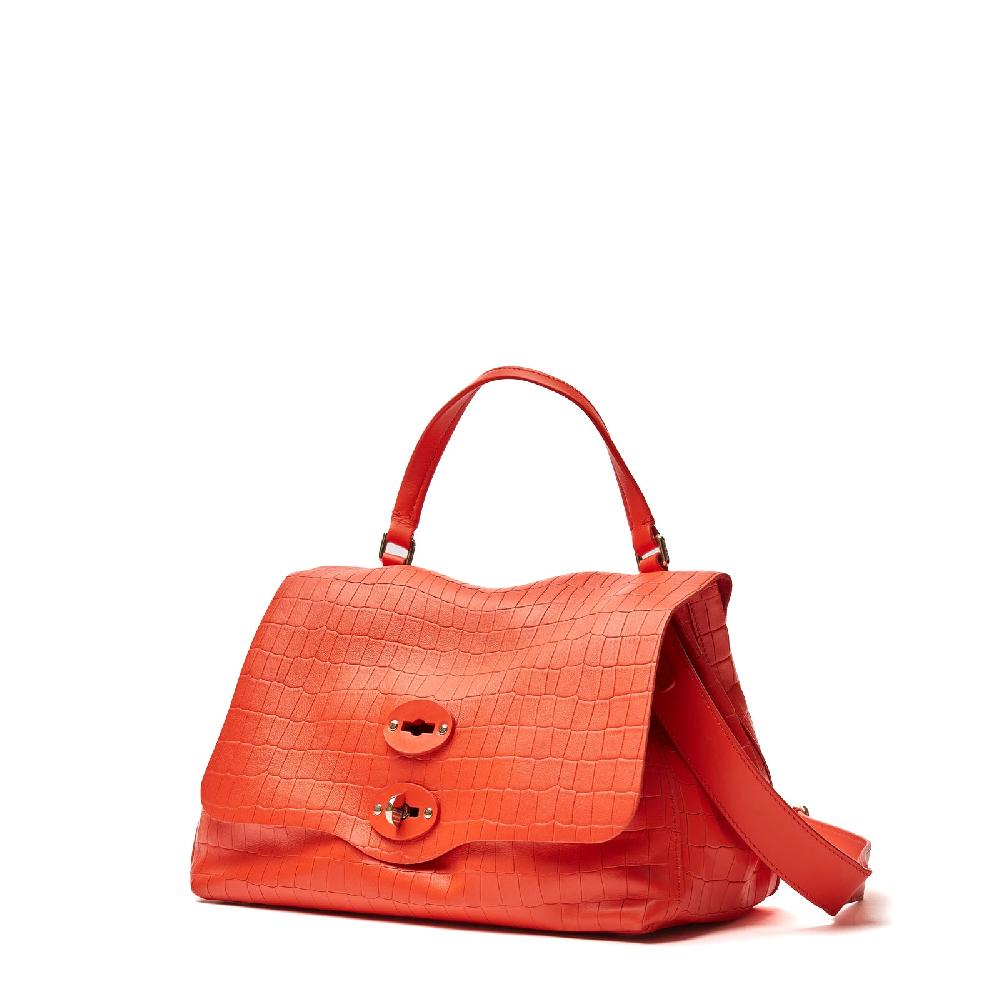 Zanellato BORSA POSTINA® SMALL IN PELLE STAMPATA RED MEDUSA | Zanellato