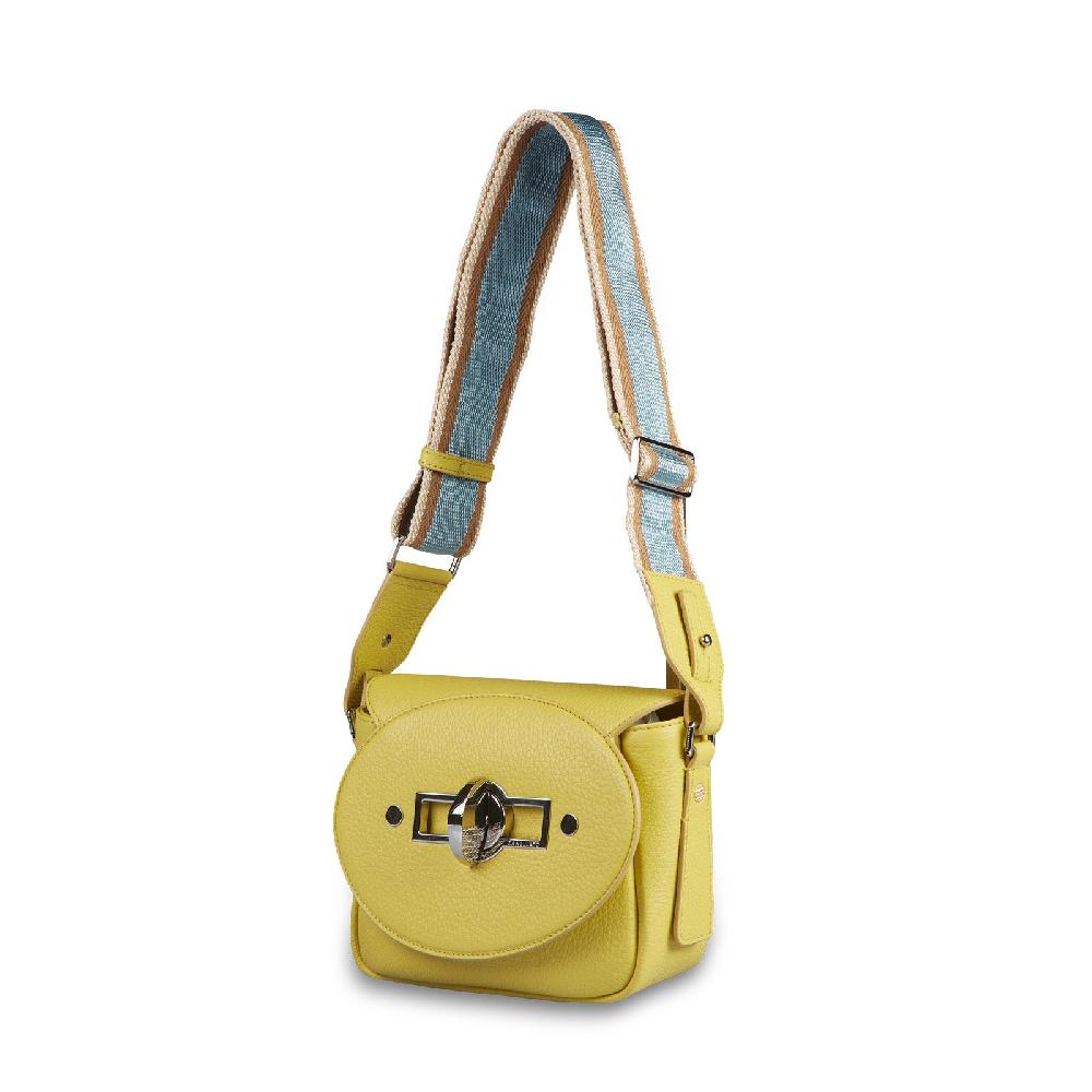Zanellato BORSA TINA SMALL IN PELLE MARTELLATA GIALLO TUSCAN | Zanellato
