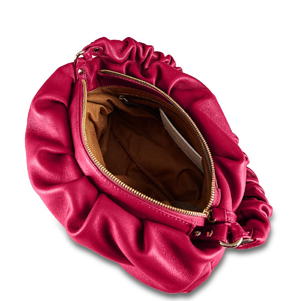 Zanellato BORSA TULIPA UNICA IN PELLE LISCIA ROSE ORCHIDEA | Zanellato