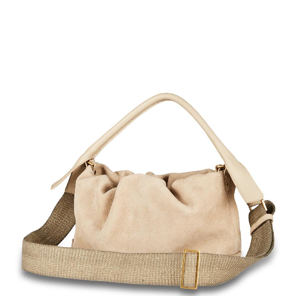 Zanellato BORSA TULIPA UNICA IN PELLE NABUK GREY VISONE | Zanellato