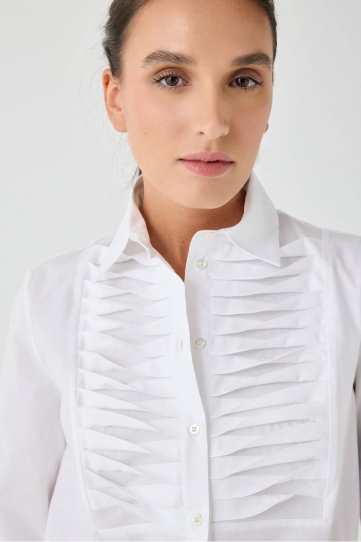 Zanetti 1965 Camicia Con Dettaglio A Pieghe Frontale