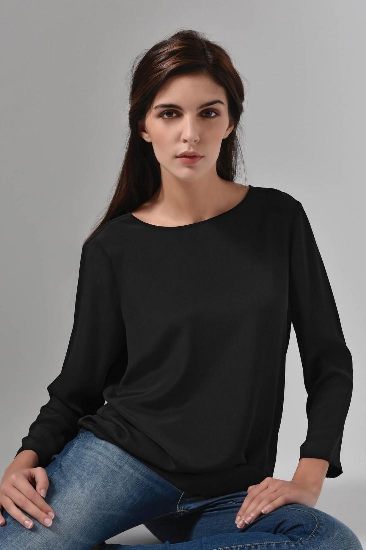 Zanetti 1965 Blusa in misto seta ZOE
