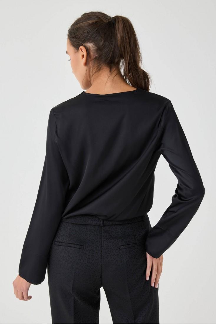 Zanetti 1965 Blusa In Viscosa Stretch