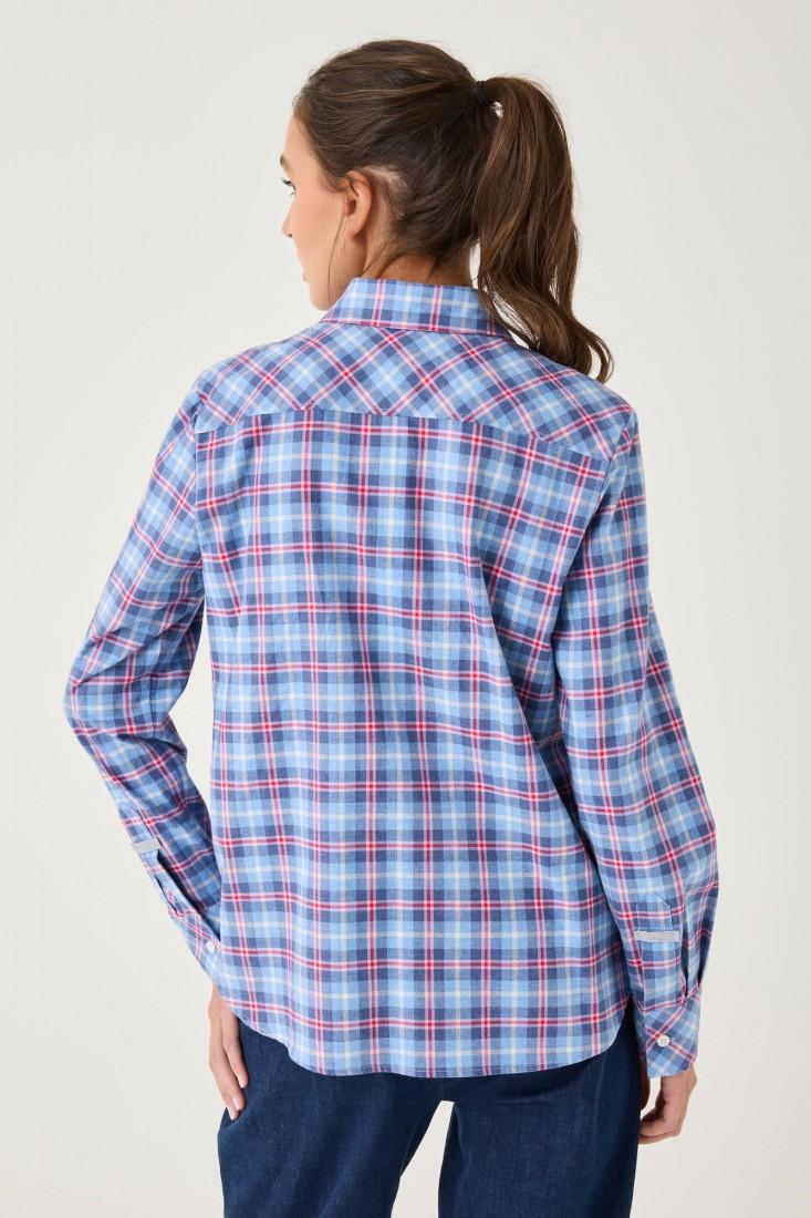 Zanetti 1965 Camicia A Quadri Con Tasche Frontali