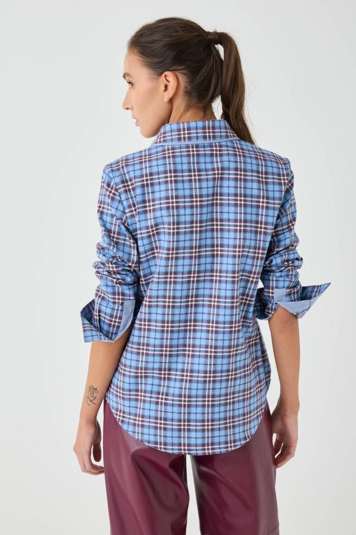 Zanetti 1965 Camicia A Quadri In Flanella