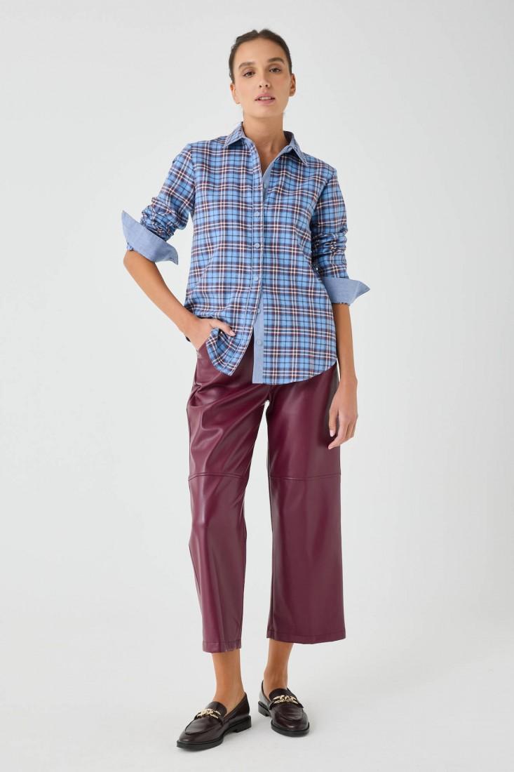 Zanetti 1965 Camicia A Quadri In Flanella