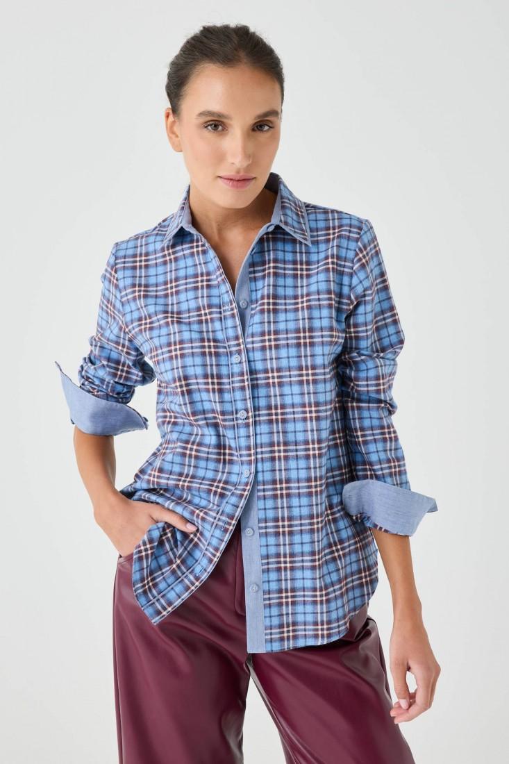 Zanetti 1965 Camicia a quadri in flanella