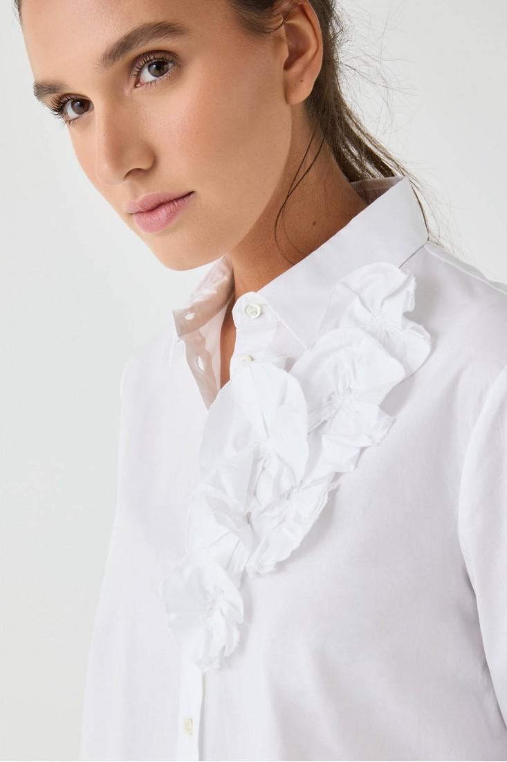 Zanetti 1965 Camicia Con Applicazione Floreale