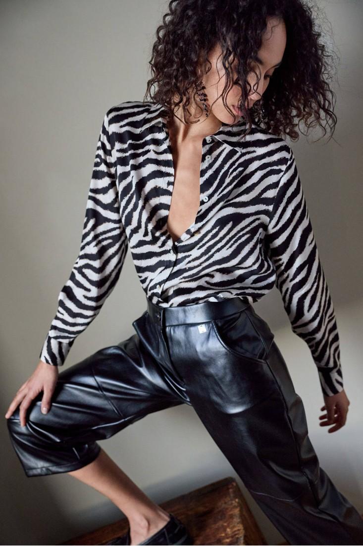 Zanetti 1965 Camicia Con Stampa Animalier