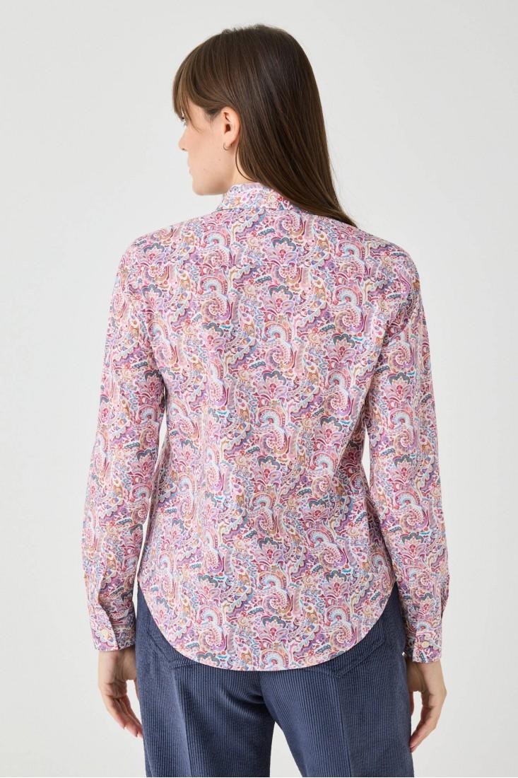 Zanetti 1965 Camicia Con Stampa Paisley