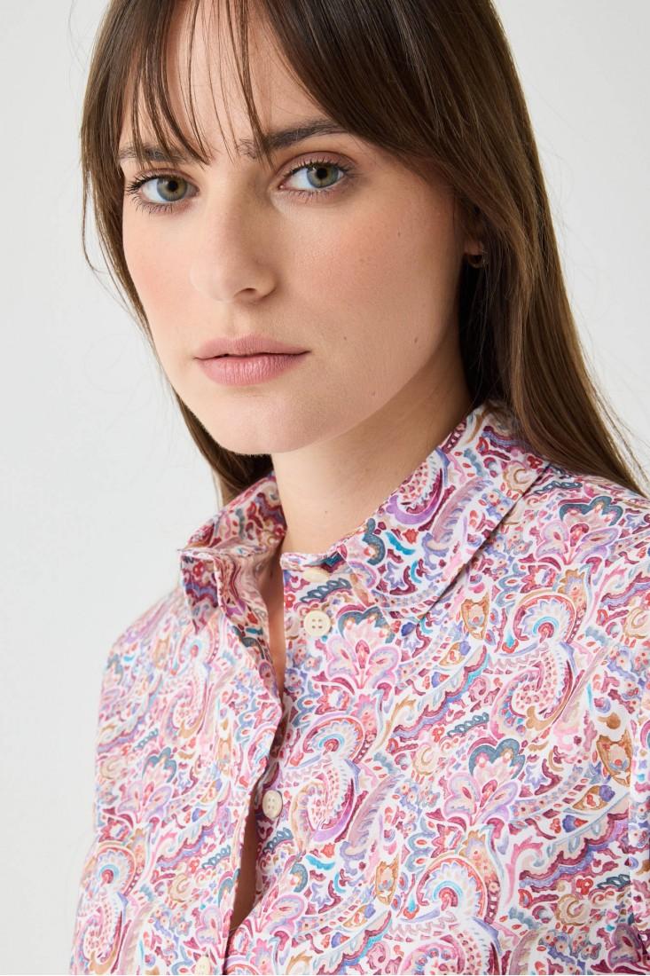 Zanetti 1965 Camicia Con Stampa Paisley