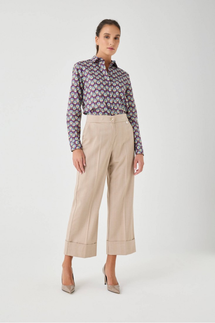 Zanetti 1965 Camicia In Cotone Liberty