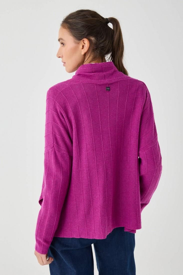 Zanetti 1965 Cardigan In Misto Lana Viscosa