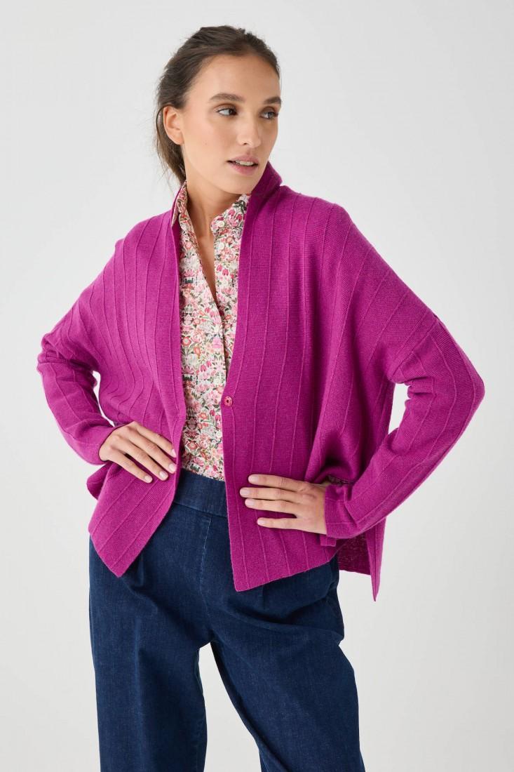 Zanetti 1965 Cardigan in misto lana viscosa