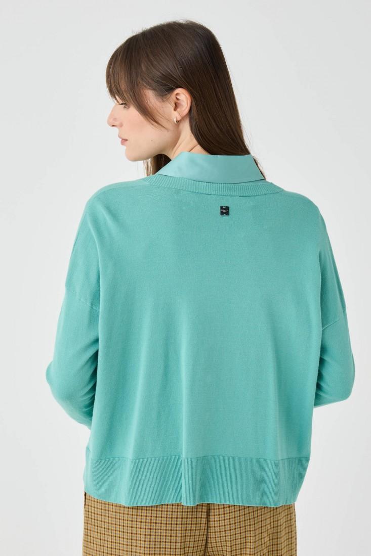 Zanetti 1965 Cardigan In Misto Viscosa