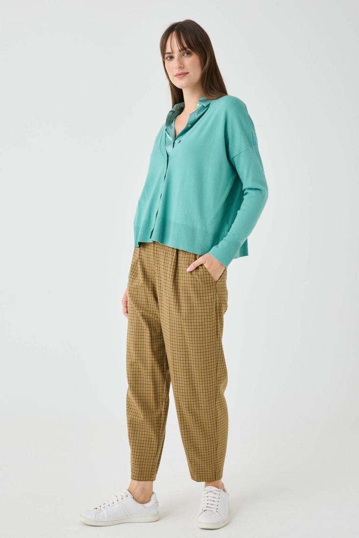 Zanetti 1965 Cardigan In Misto Viscosa