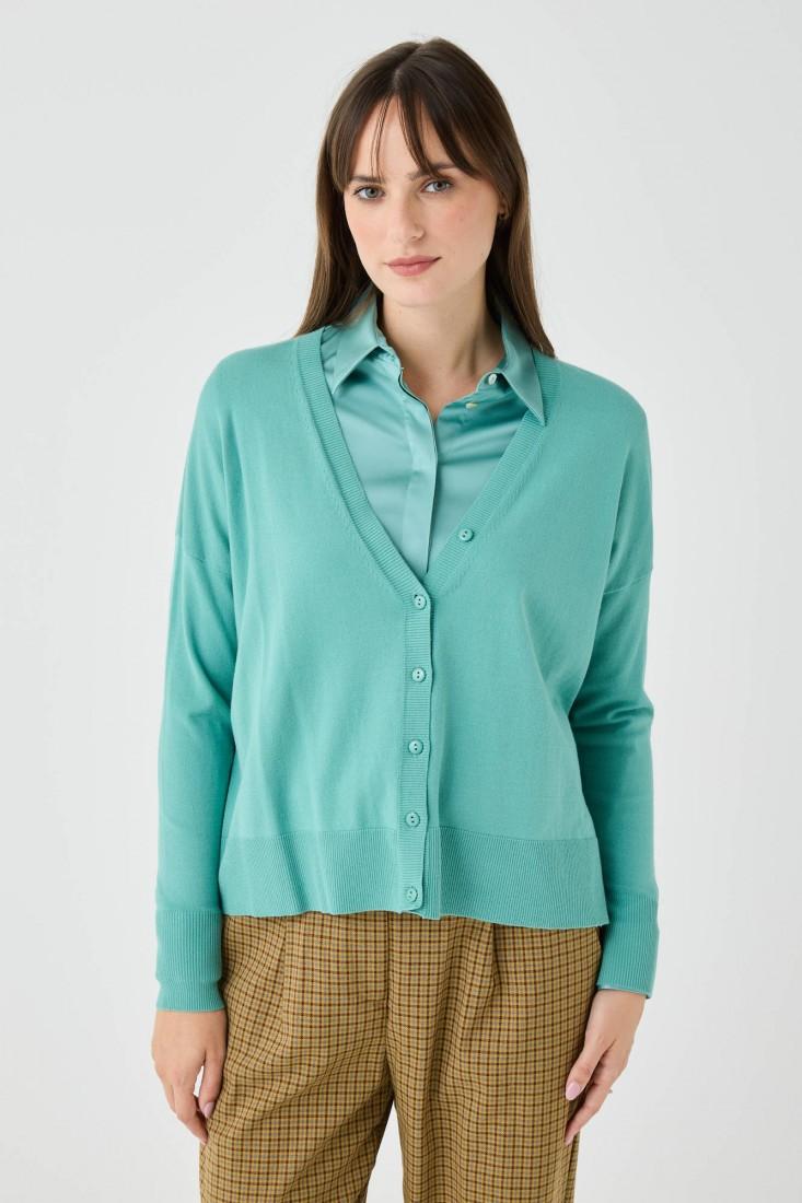 Zanetti 1965 Cardigan in misto viscosa