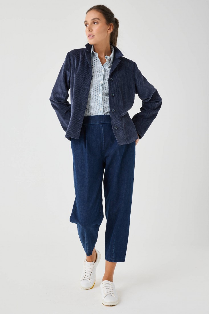 Zanetti 1965 Giacca Destrutturata In Velluto