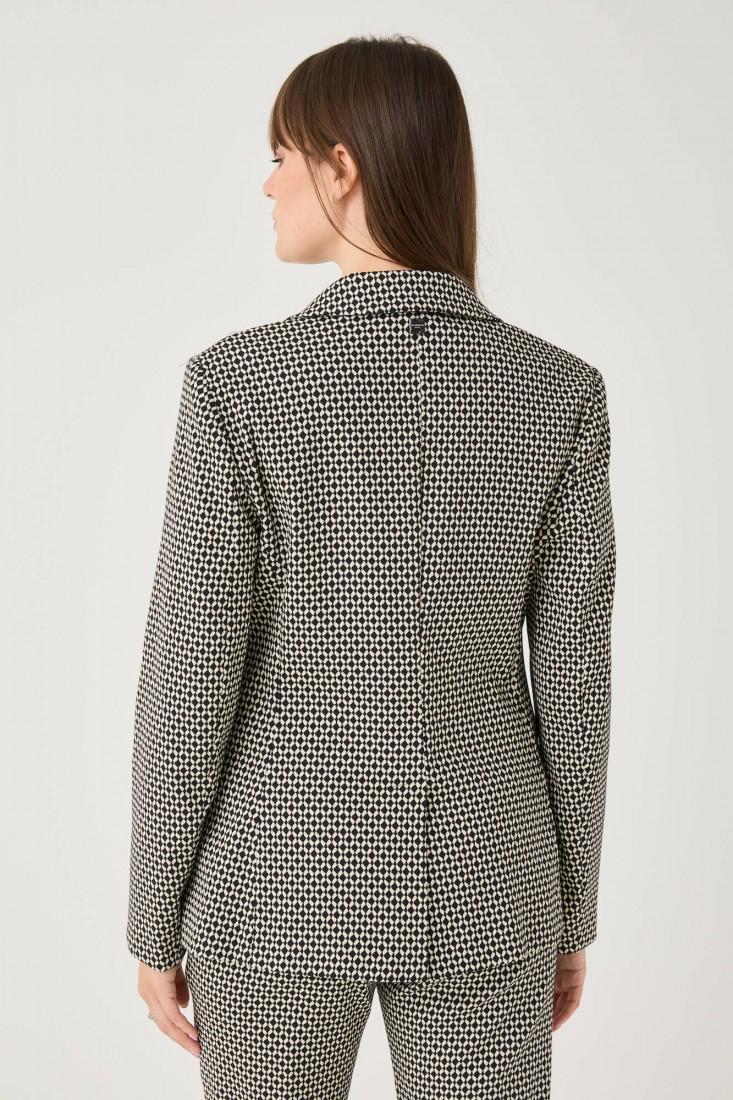 Zanetti 1965 Giacca In Punto Milano Jacquard