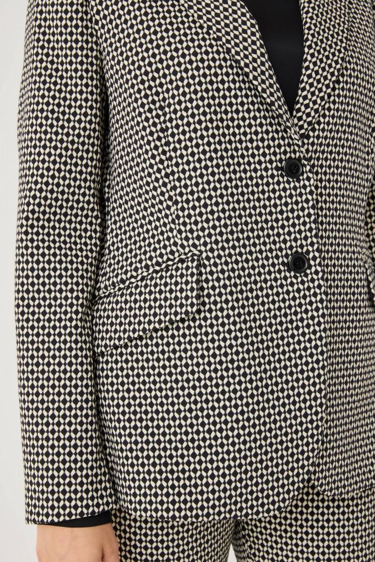 Zanetti 1965 Giacca In Punto Milano Jacquard