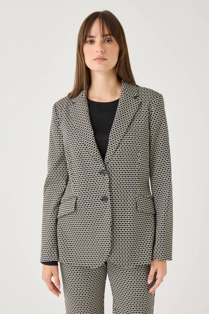 Zanetti 1965 Giacca in punto milano jacquard