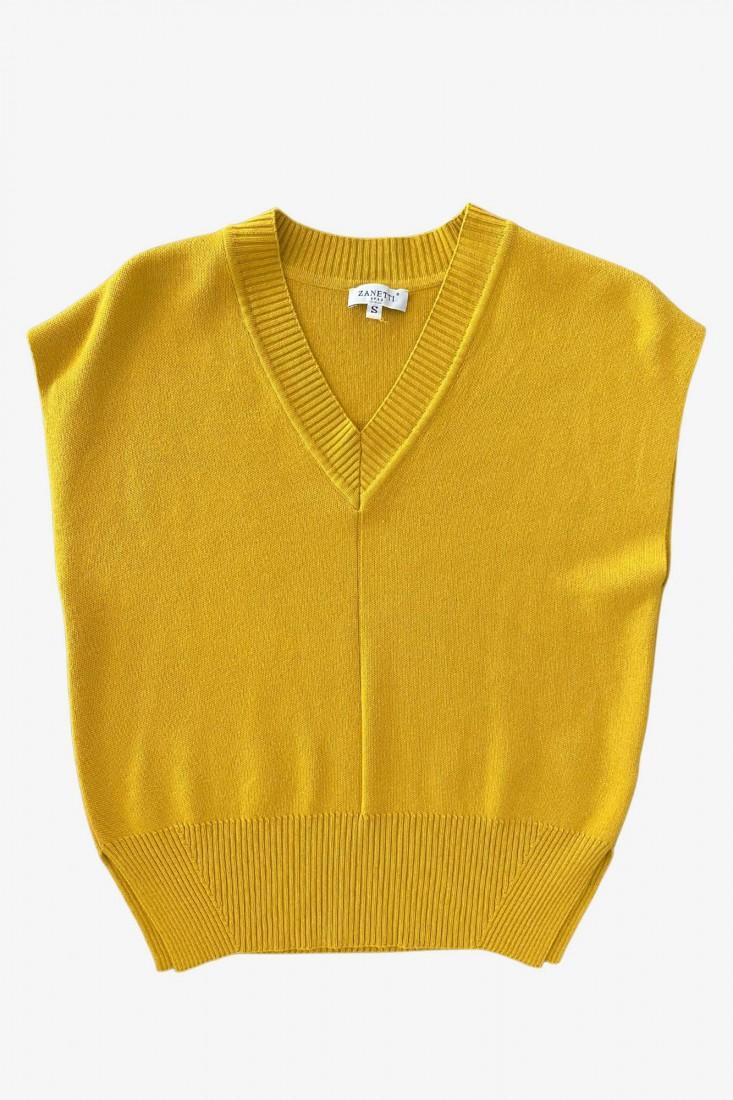 Zanetti 1965 Gilet In Misto Di Viscosa