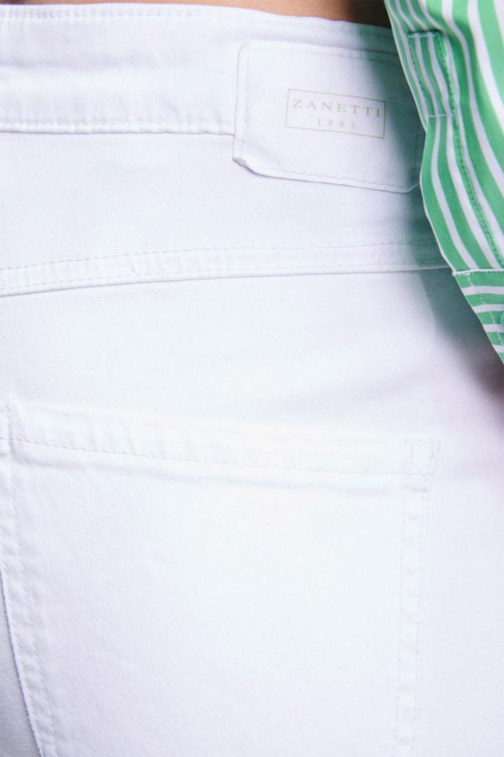 Zanetti 1965 Jeans Stretch Slim Bianco