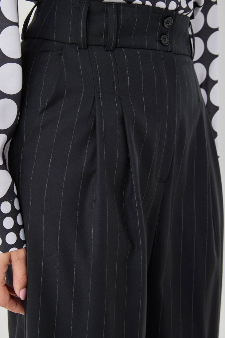 Zanetti 1965 Pantalone Ampio Gessato