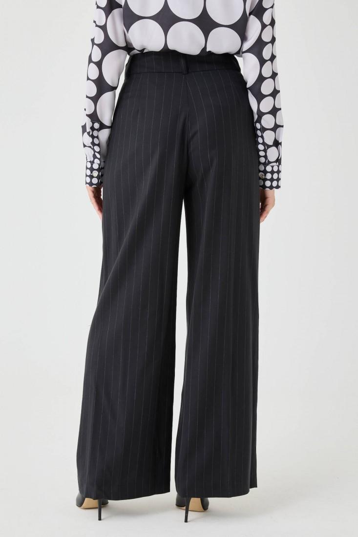 Zanetti 1965 Pantalone Ampio Gessato