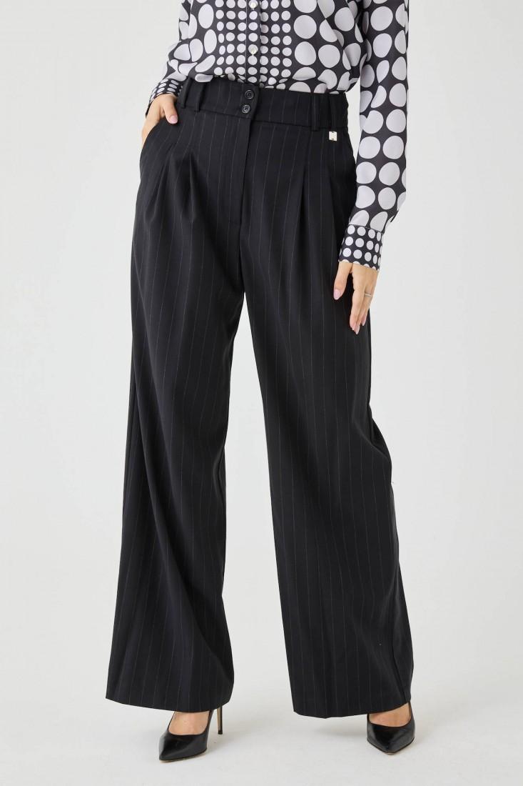 Zanetti 1965 Pantalone ampio gessato