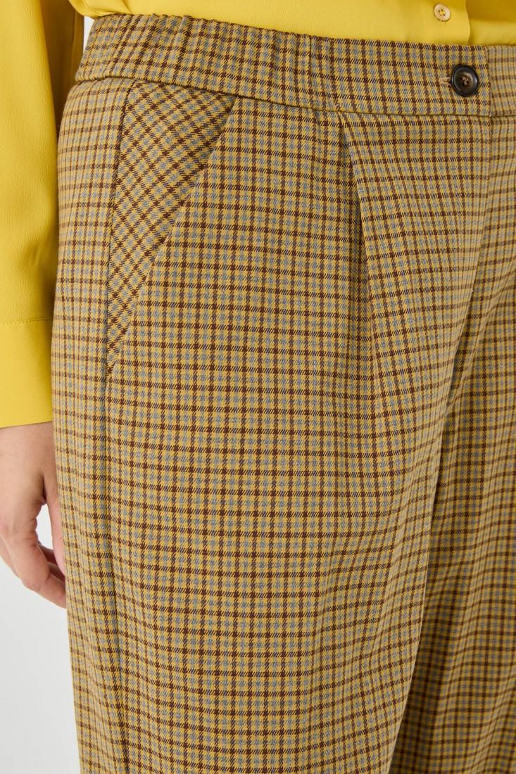 Zanetti 1965 Pantalone Carrot Pied De Poule