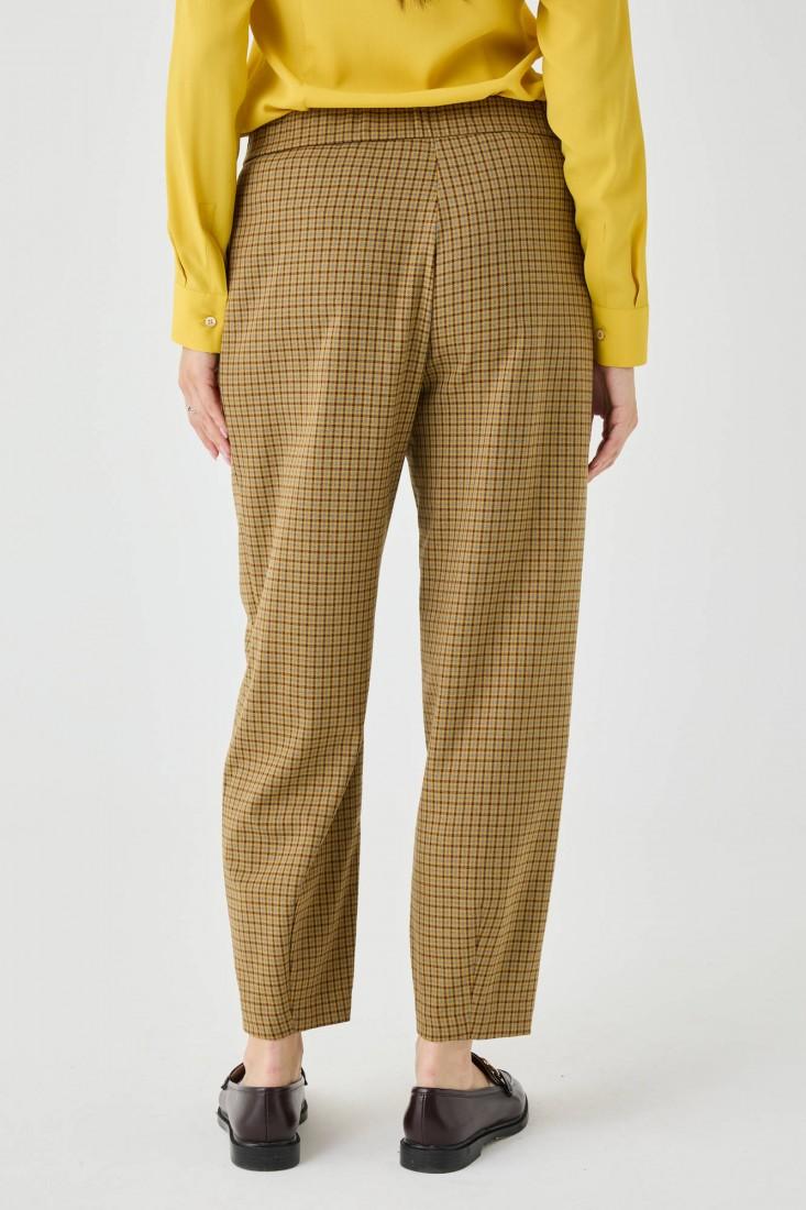 Zanetti 1965 Pantalone Carrot Pied De Poule