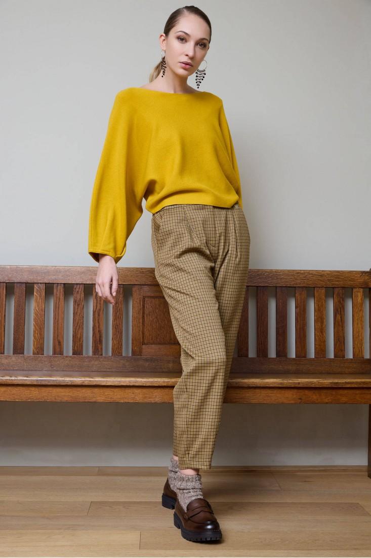 Zanetti 1965 Pantalone Carrot Pied De Poule