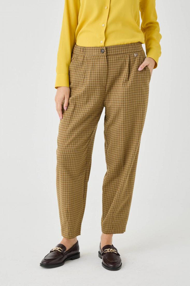 Zanetti 1965 Pantalone carrot pied de poule