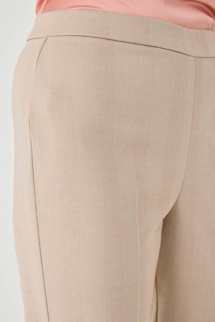 Zanetti 1965 Pantalone In Twill Di Misto Ramiè