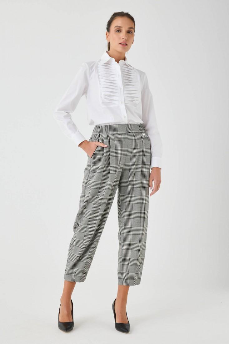 Zanetti 1965 Pantaloni Carrot Tartan