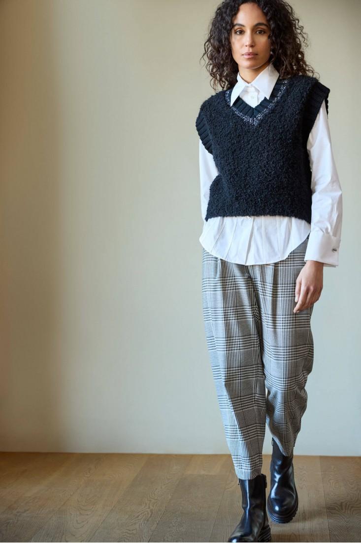 Zanetti 1965 Pantaloni Carrot Tartan