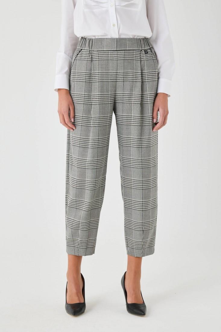 Zanetti 1965 Pantaloni carrot tartan