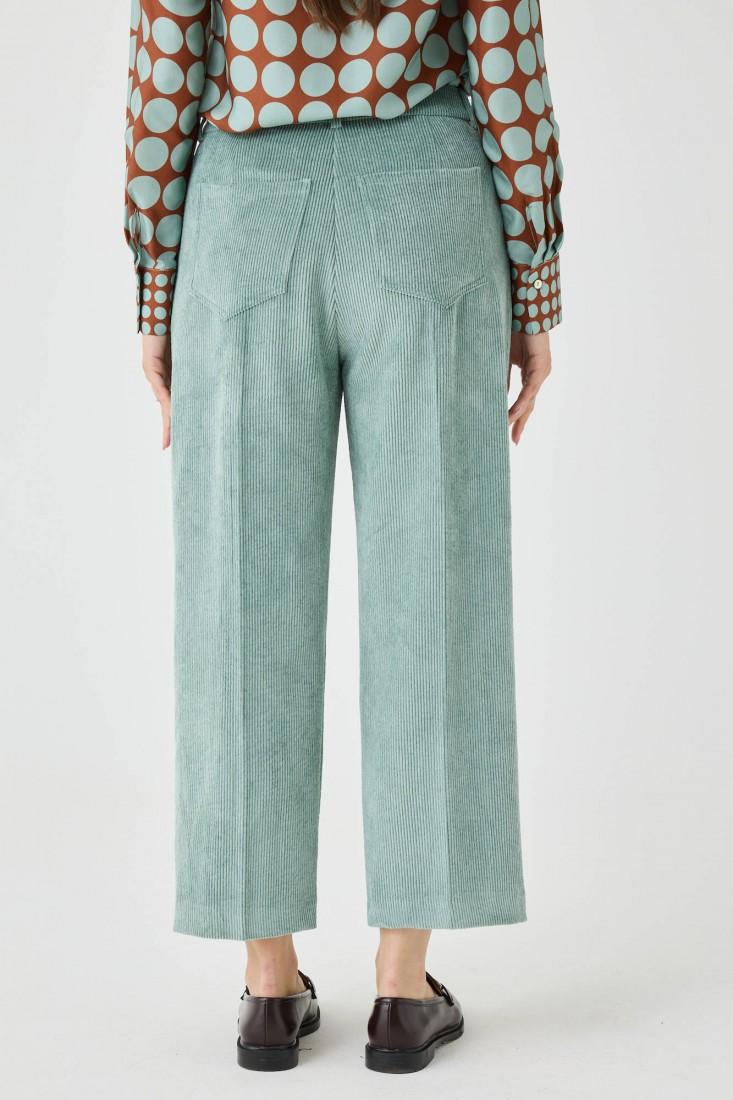 Zanetti 1965 Pantaloni In Velluto Cropped