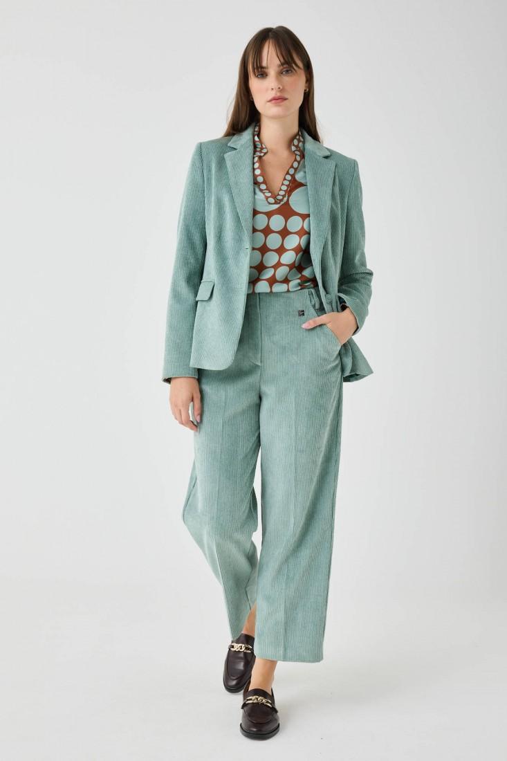 Zanetti 1965 Pantaloni In Velluto Cropped