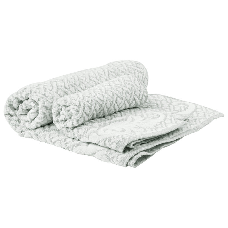 Zenoni & ColombiAsciugamani Cordoba in spugna jacquard 450 gr Grigio