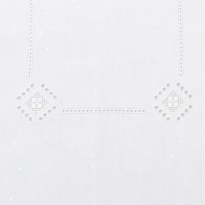 Zenoni & ColombiCentrino Centrotavola Ricamato A Mano In Puro Lino Made In Italy Variante Etruria