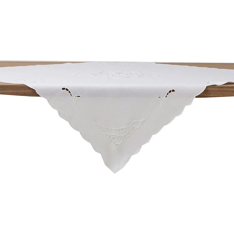 Zenoni & ColombiCentrotavola ricamato a mano in cotone Made in Italy variante Rossana