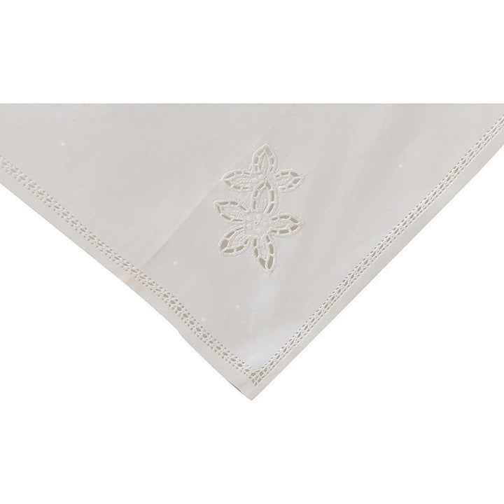 Zenoni & ColombiCentrotavola Ricamato A Mano In Puro Cotone Made In Italy Variante Nicola