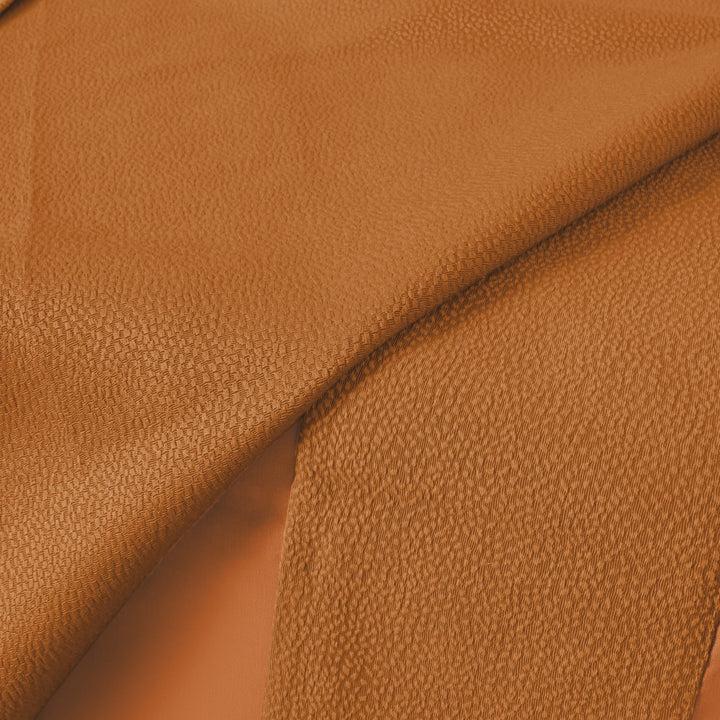 Zenoni & ColombiCompleto Copriletto Con Federe In Cotone Jacquard Keppler Arancio