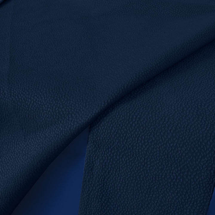 Zenoni & ColombiCompleto Copriletto Con Federe In Cotone Jacquard Keppler Blu