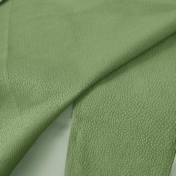 Zenoni & ColombiCompleto Copriletto Con Federe In Cotone Jacquard Keppler Verde Chiaro