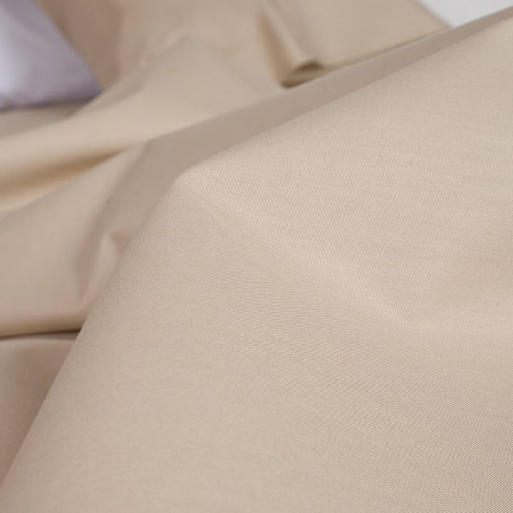 Zenoni & ColombiCompleto Lenzuola In 100% Cotone Percalle Sabbia